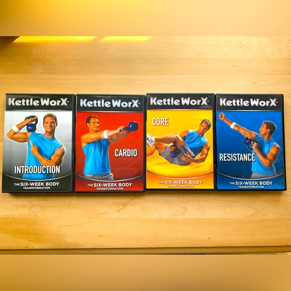 Kettle WorX Other - Kettle WorX The Six-Week Body Transformation, 4 DVD Set